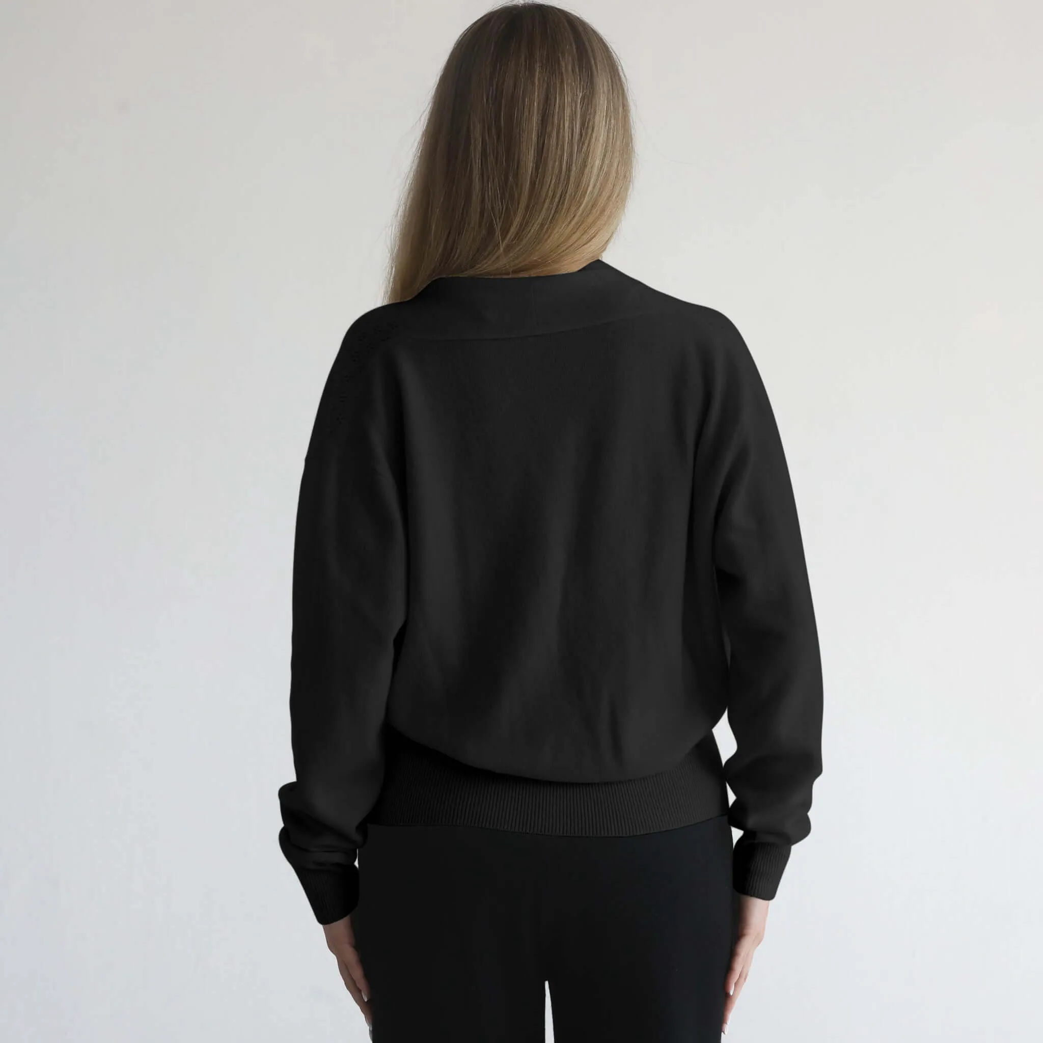 100% Cashmere Wrap Sweater