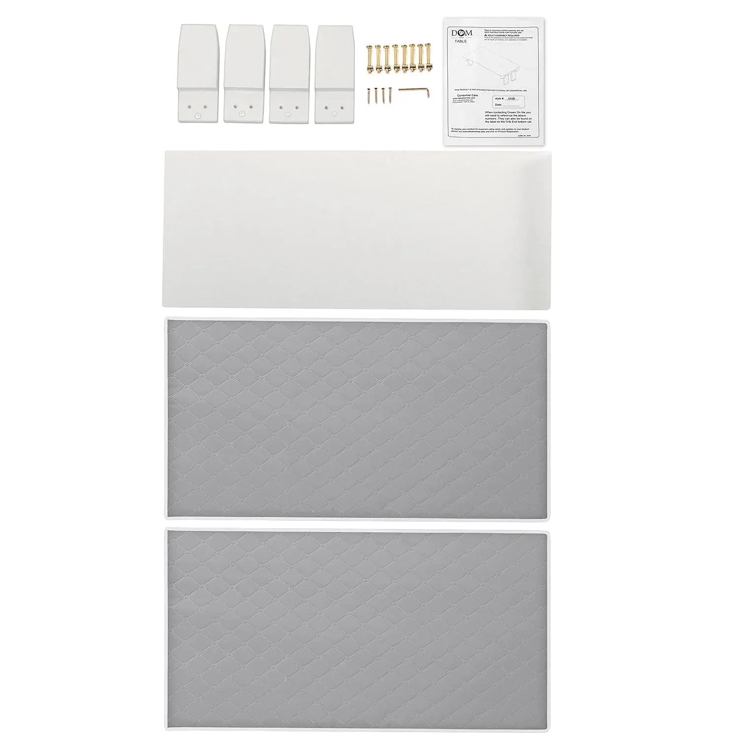 3 in 1 Toddler Bed Convertible Kit Grey