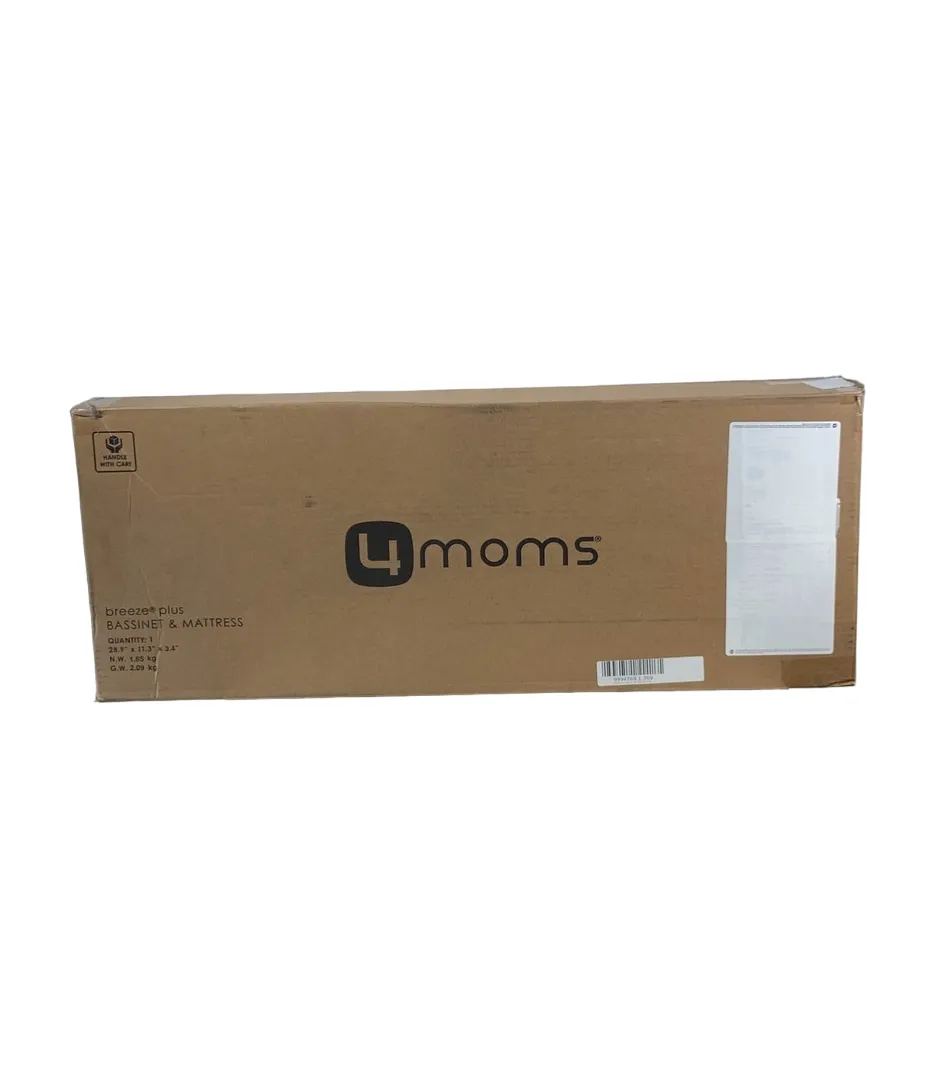 4moms Breeze Bassinet Attachment and Mattress, Plus