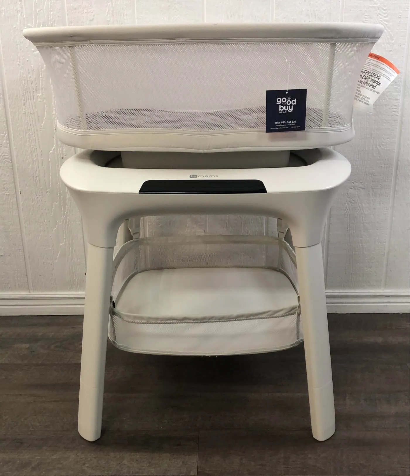 4moms MamaRoo Sleep Bassinet, White