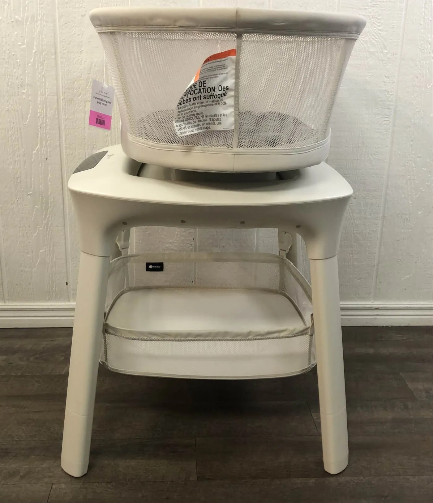 4moms MamaRoo Sleep Bassinet, White