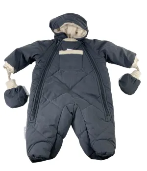 7 A.M. Enfant Benji Snowsuit Bebe, 3-6 Months, Smokey