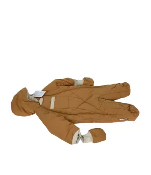 7 A.M. Enfant Benji Snowsuit Bebe, 6-12 months, Cognac