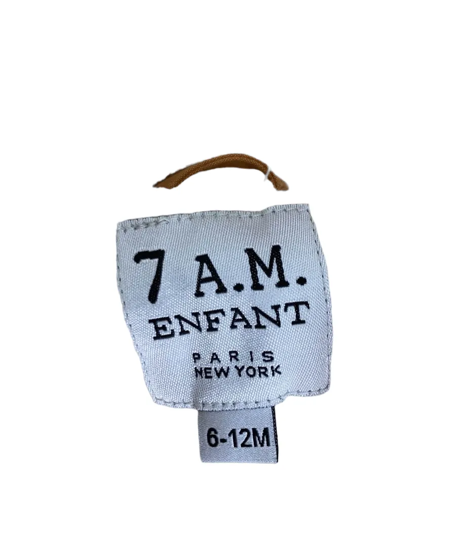 7 A.M. Enfant Benji Snowsuit Bebe, 6-12 months, Cognac