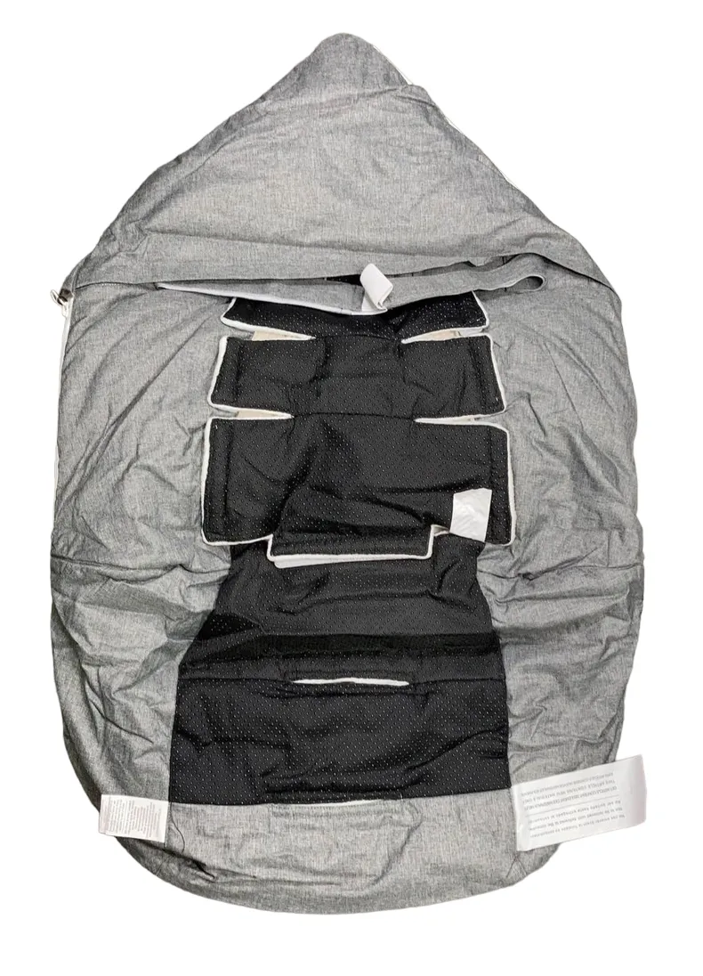 7 A.M. Enfant LambPOD Stroller and Car Seat Footmuff. Medium/Large, Heather Grey