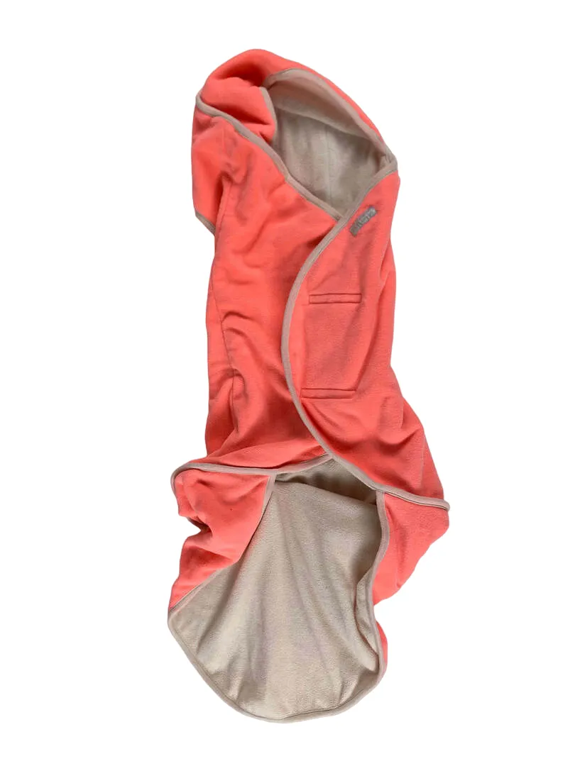 7 A.M. Enfant Nido, Neon Coral Fleece, Small (0-6 months)