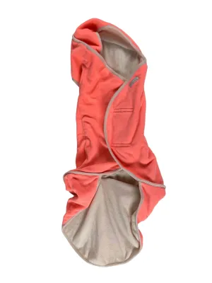 7 A.M. Enfant Nido, Neon Coral Fleece, Small (0-6 months)