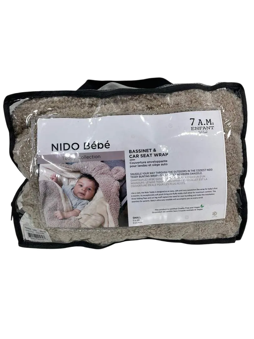 7 A.M. Enfant Nido, Oatmeal Teddy, Small (0-6 Months)