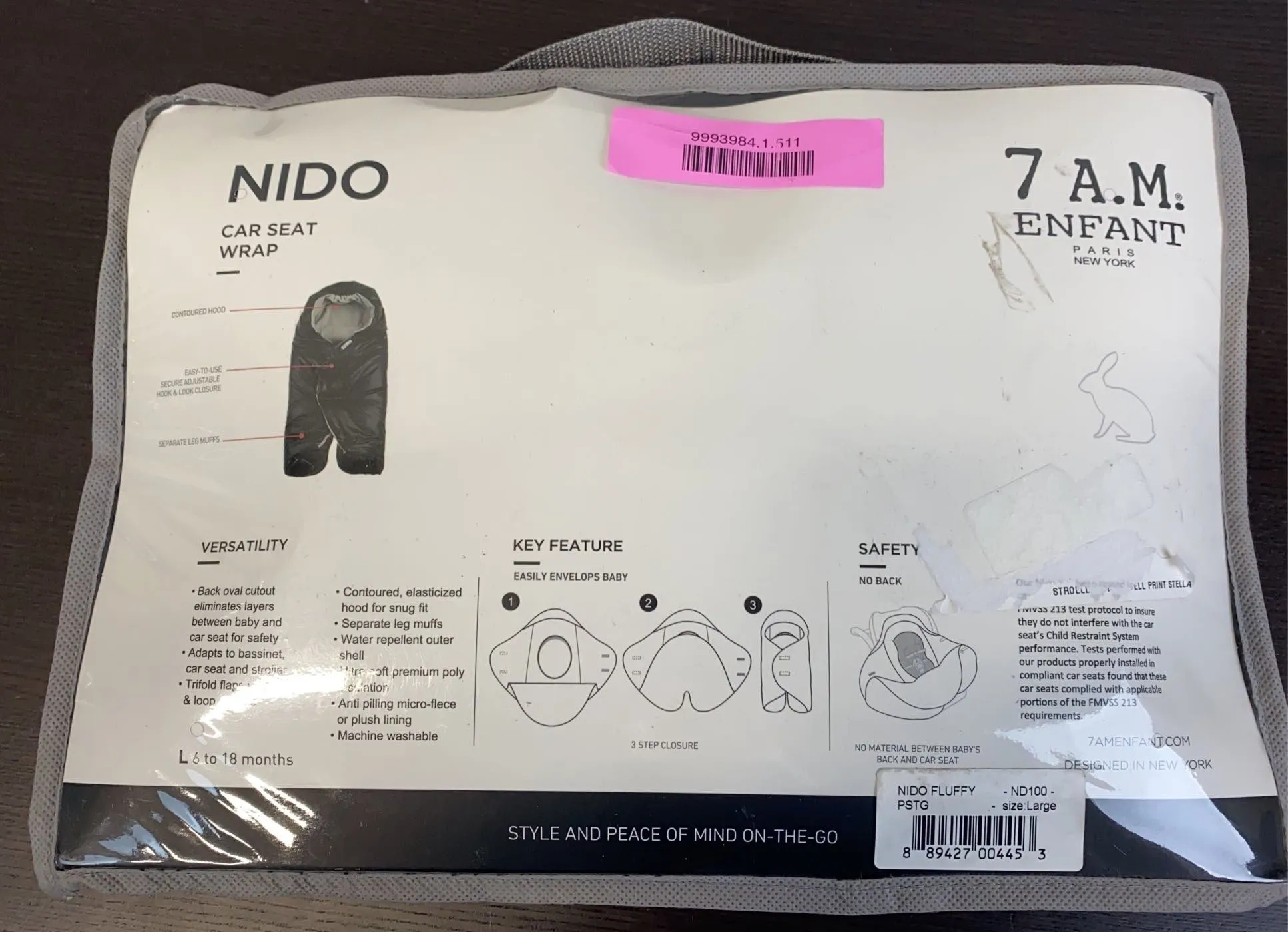 7 A.M. Enfant Nido, Stella Grand, Large (6-18 months)