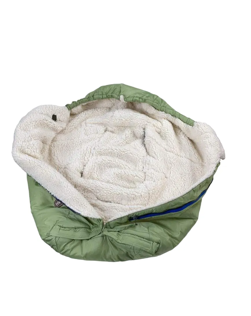 7 A.M. Enfant Papoose Lightweight Baby Bunting Bag, Green Tea, S/M 0-18 months