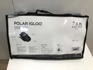 7 A.M. Enfant Polar Igloo Footmuff, Infant, Black