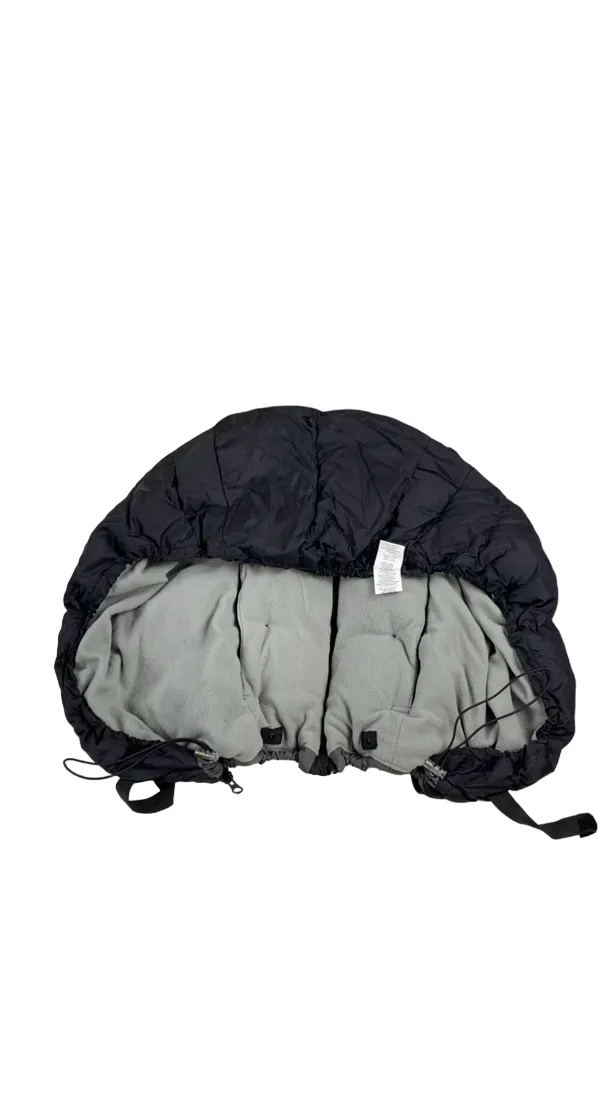 7 A.M. Enfant Pookie Poncho, Black