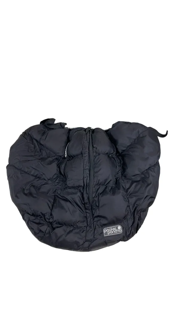 7 A.M. Enfant Pookie Poncho, Black
