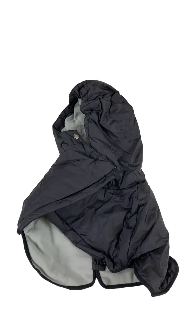 7 A.M. Enfant Pookie Poncho, Black