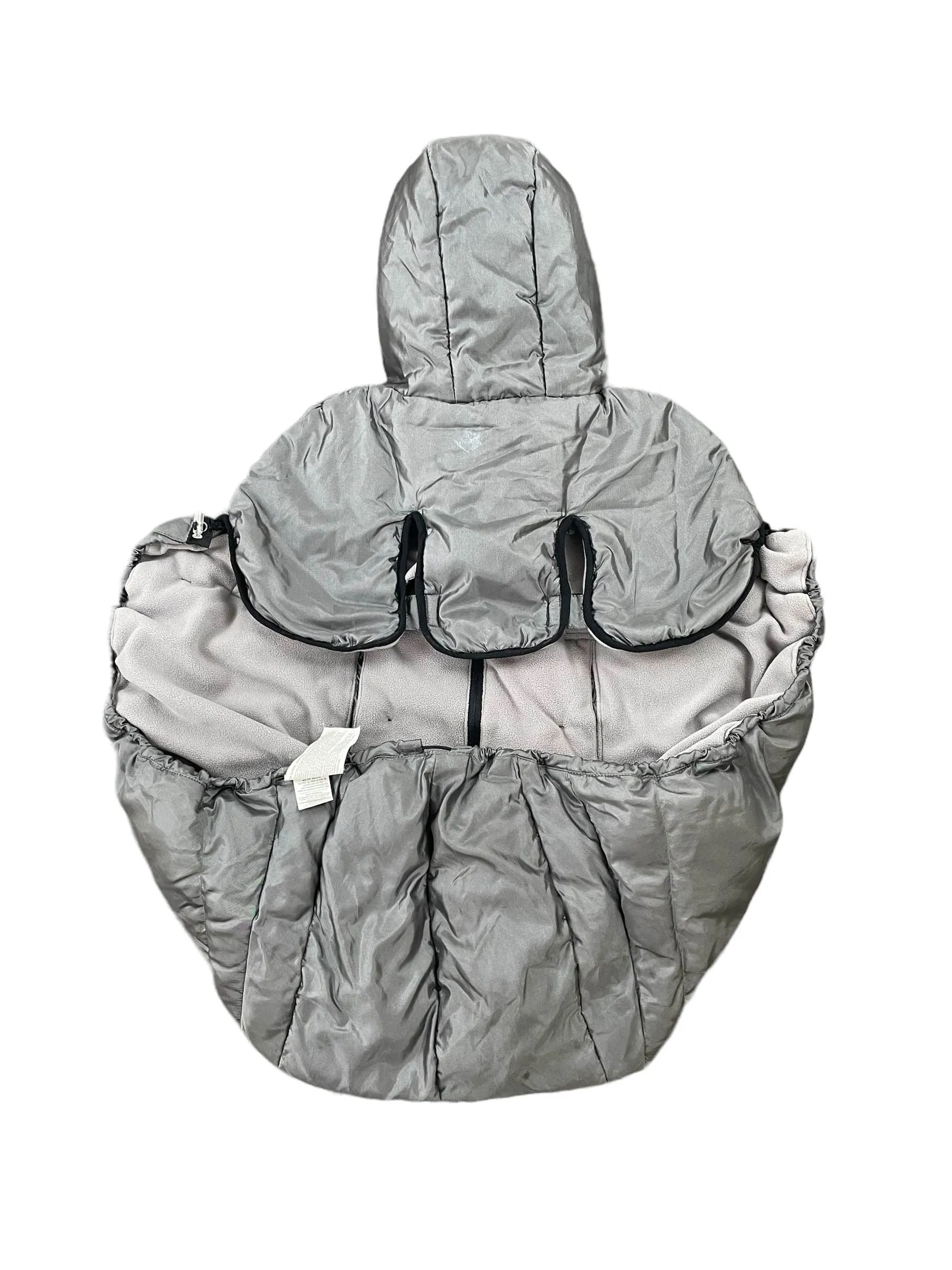 7 A.M. Enfant Pookie Poncho, Metallic Grey