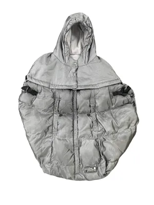 7 A.M. Enfant Pookie Poncho, Metallic Grey