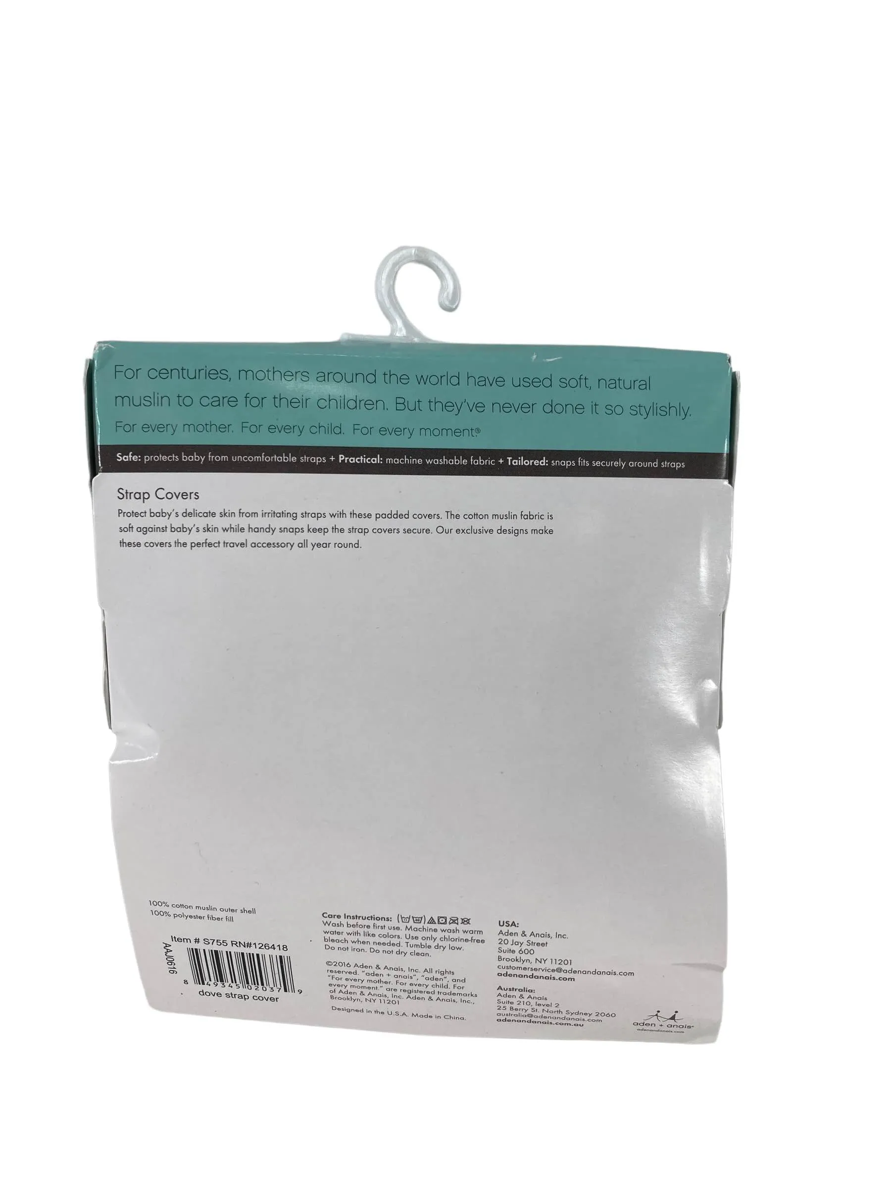 Aden   Anais Strap Covers, Dove