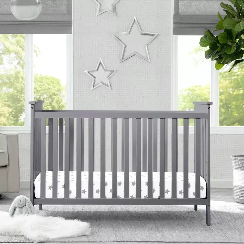 Adley 3-in-1 Convertible Crib - Gray