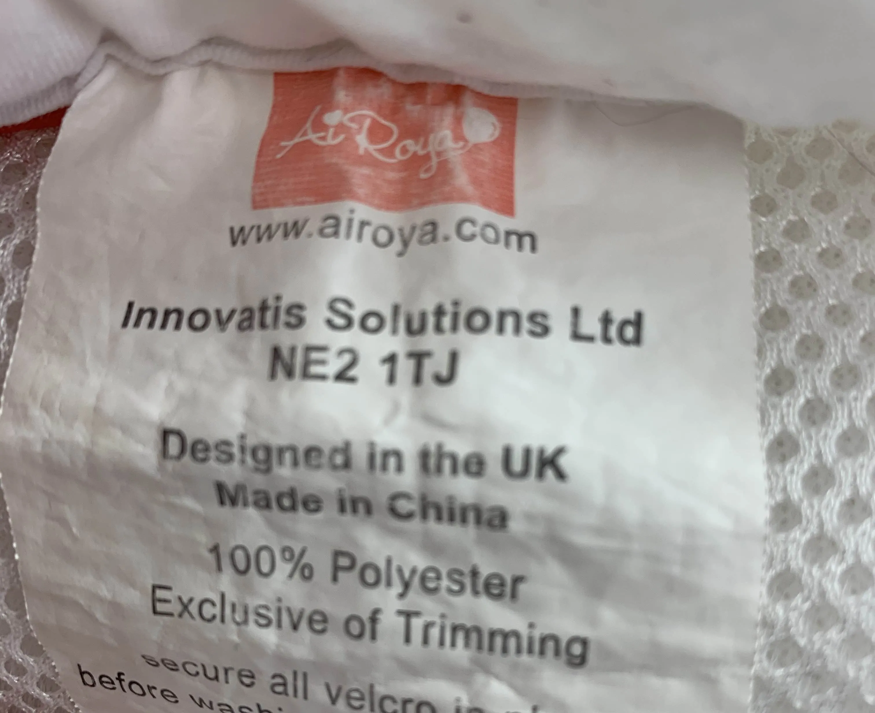 AiRoya Premium 2-Sided Breathable Crib Bumper