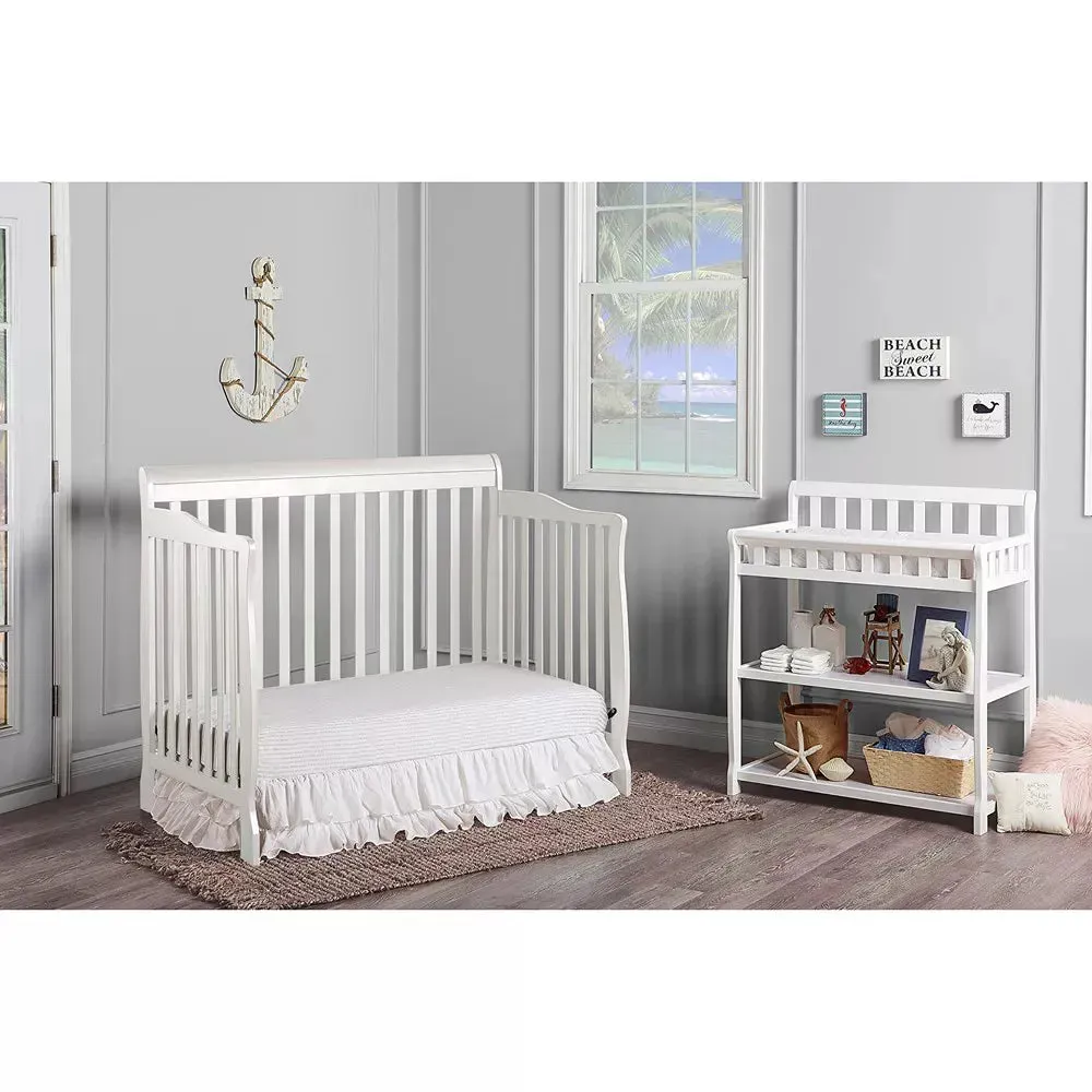 Ashton 4-In-1 Convertible Crib - White