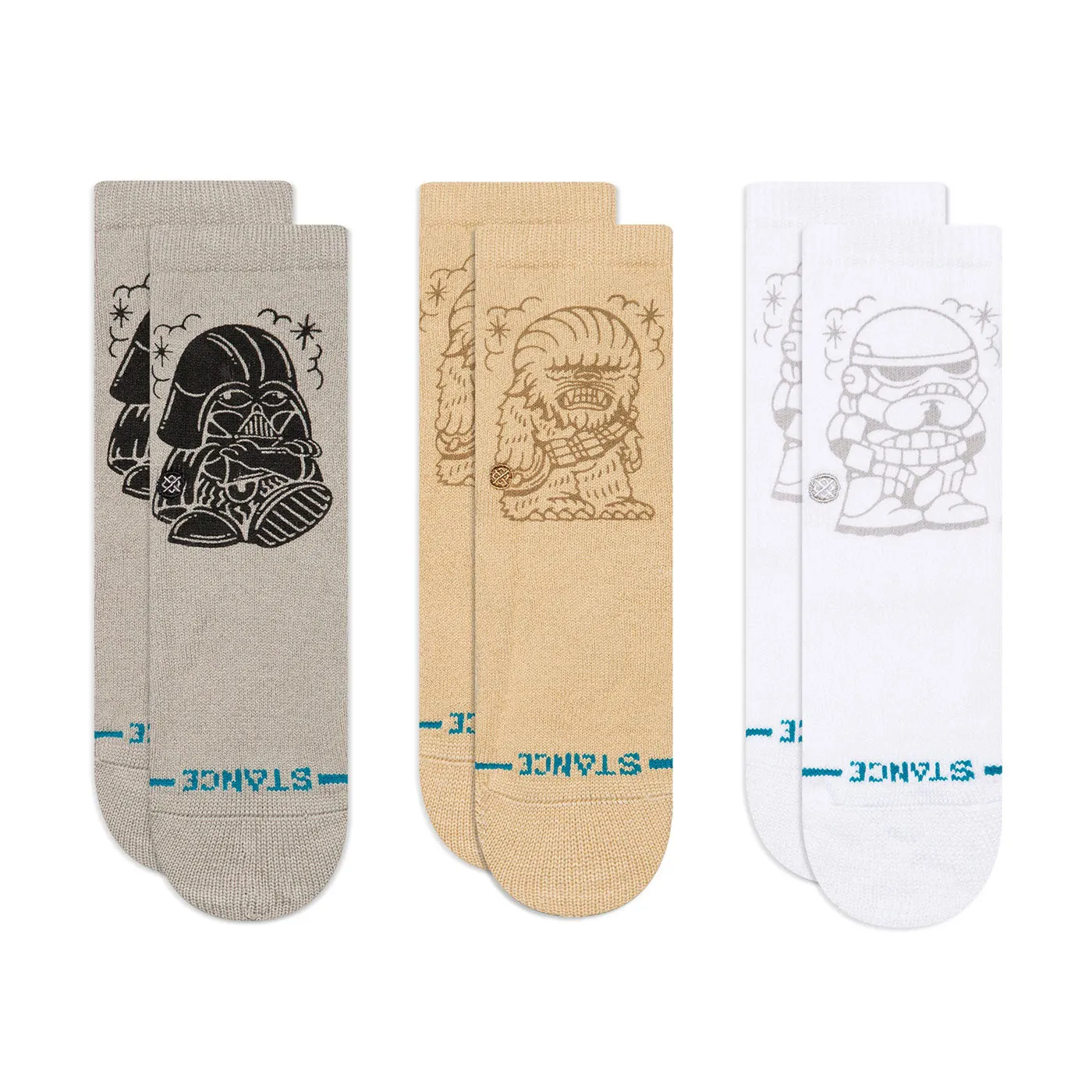 Baby and Toddler Crew Socks - DJ Star Wars - Black