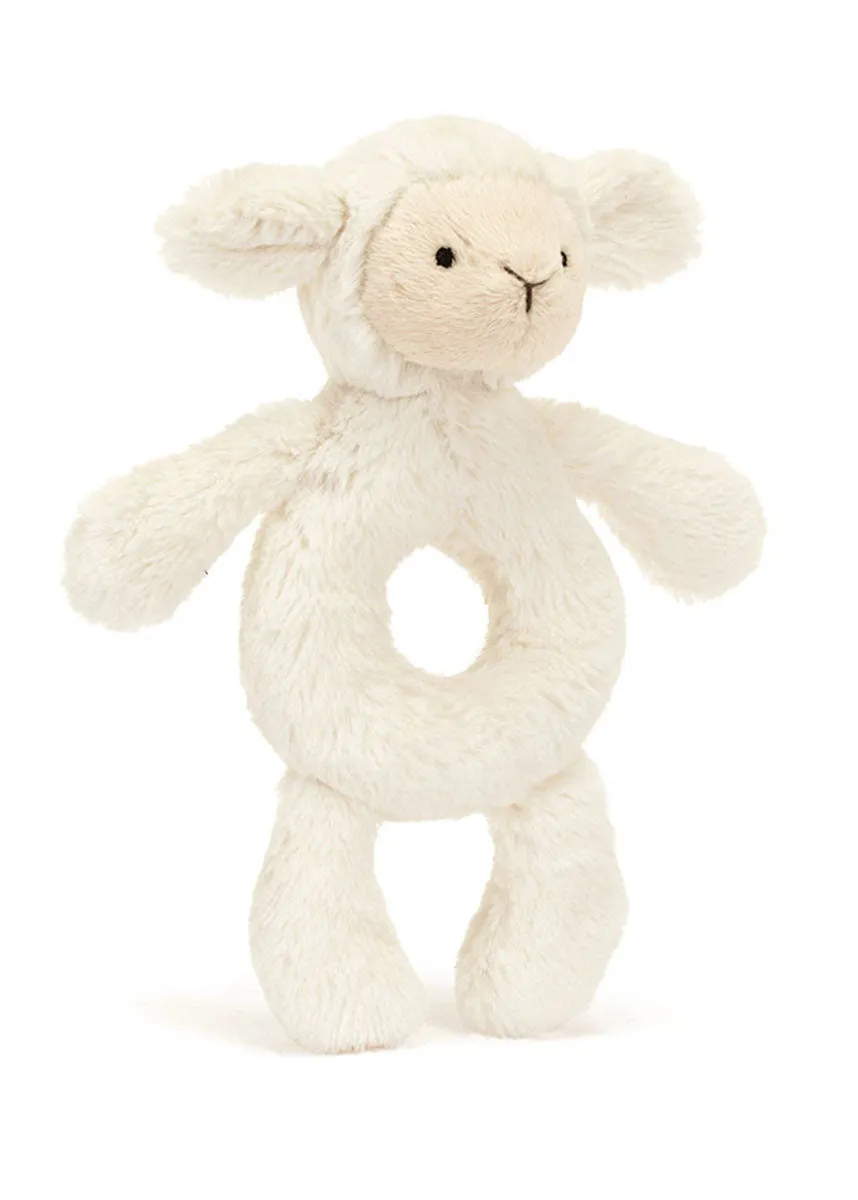 Bashful Lamb Ring Rattle