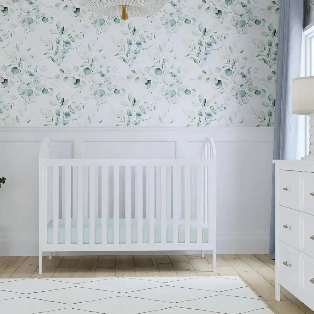 Beau 3-in-1 Convertible Crib - White