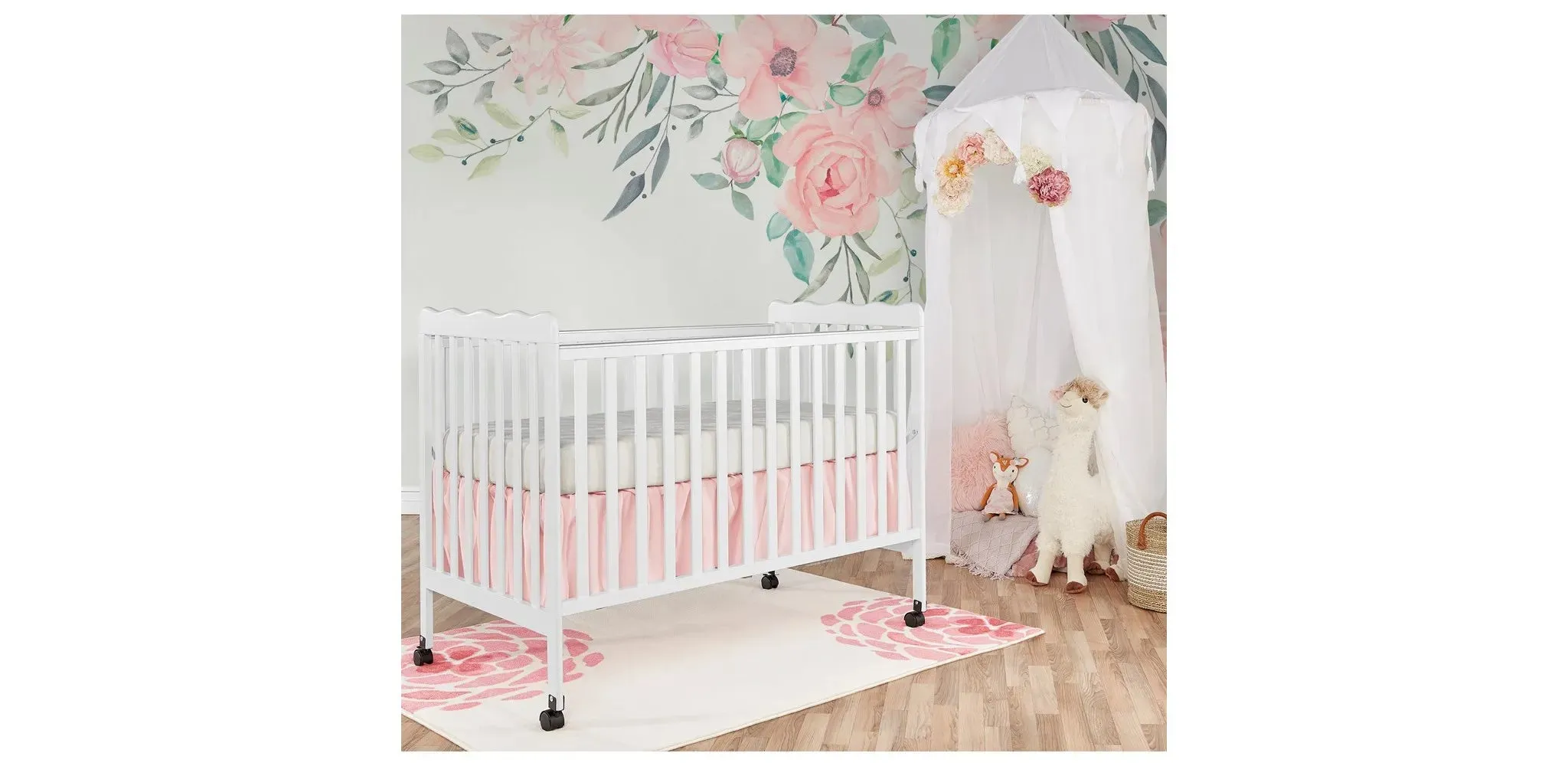 Carson Classic 3 in 1 Convertible Crib - White