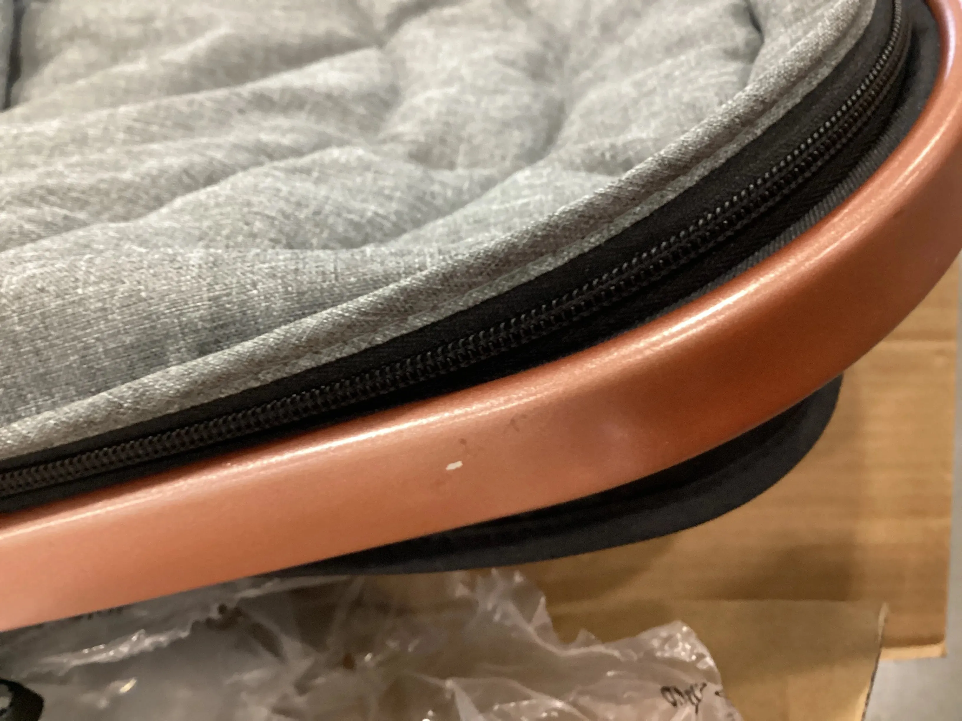 Cathe Convertible Baby Stroller, 3 in 1 Reversible Bassinet Stroller for Newborn grey (Floor Model)