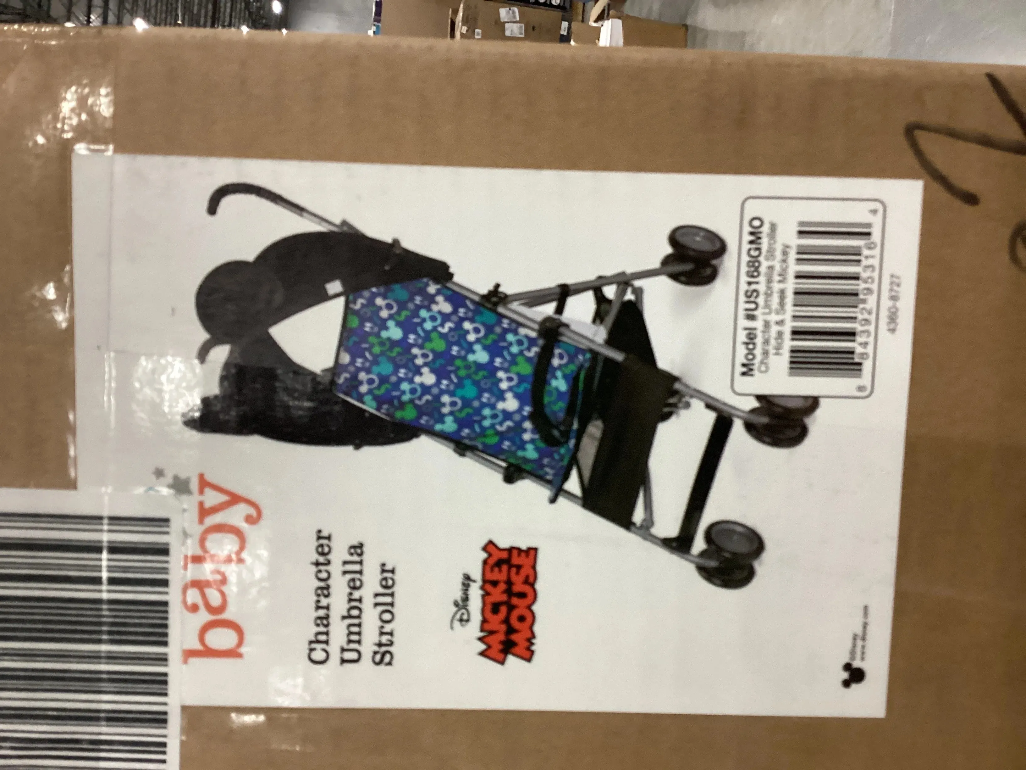 Character Umbrella Stroller, Eye-catching, Fun, 3D Stroller, Hide & Seek Mickey