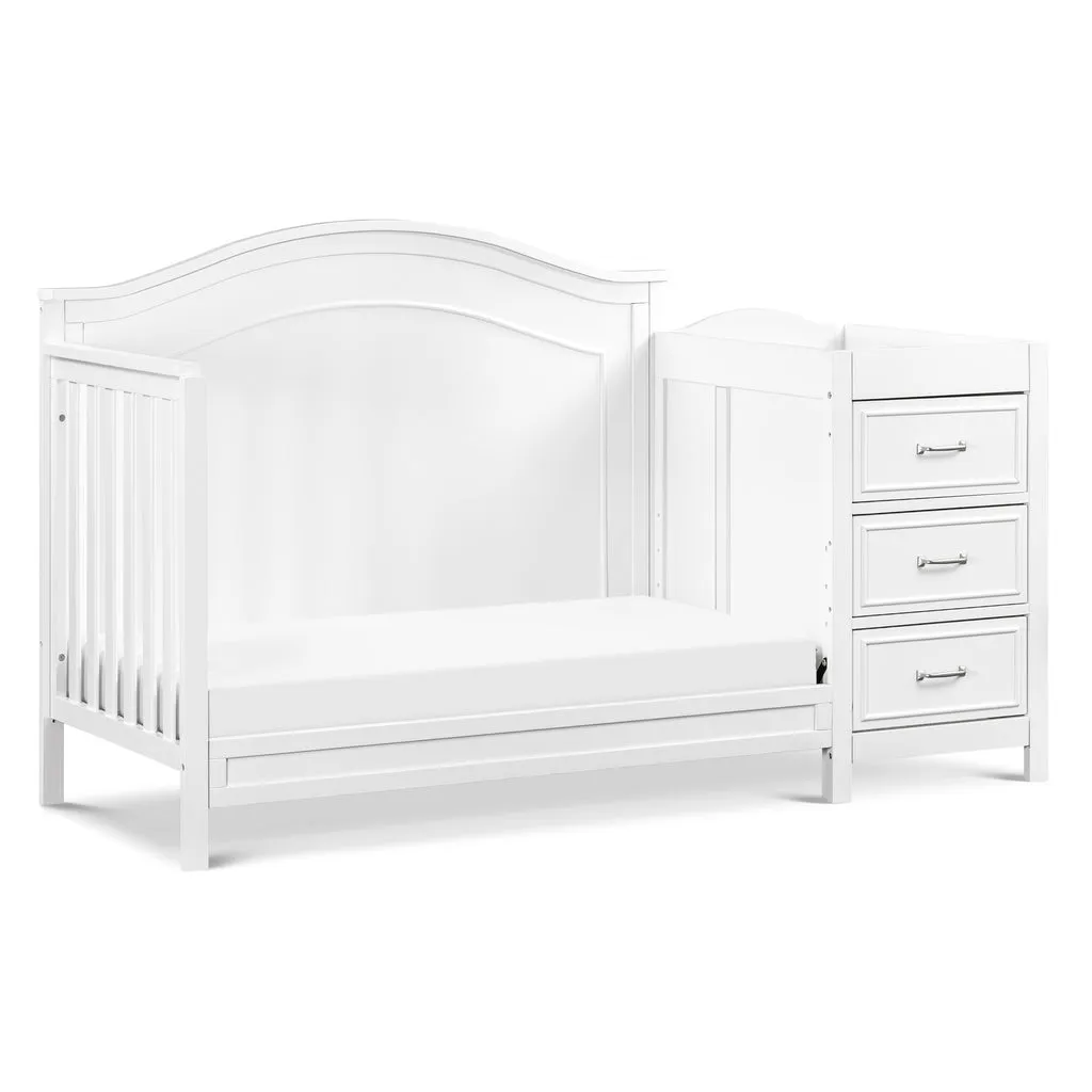 Charlie 4-in-1 Convertible Crib and Changer Combo