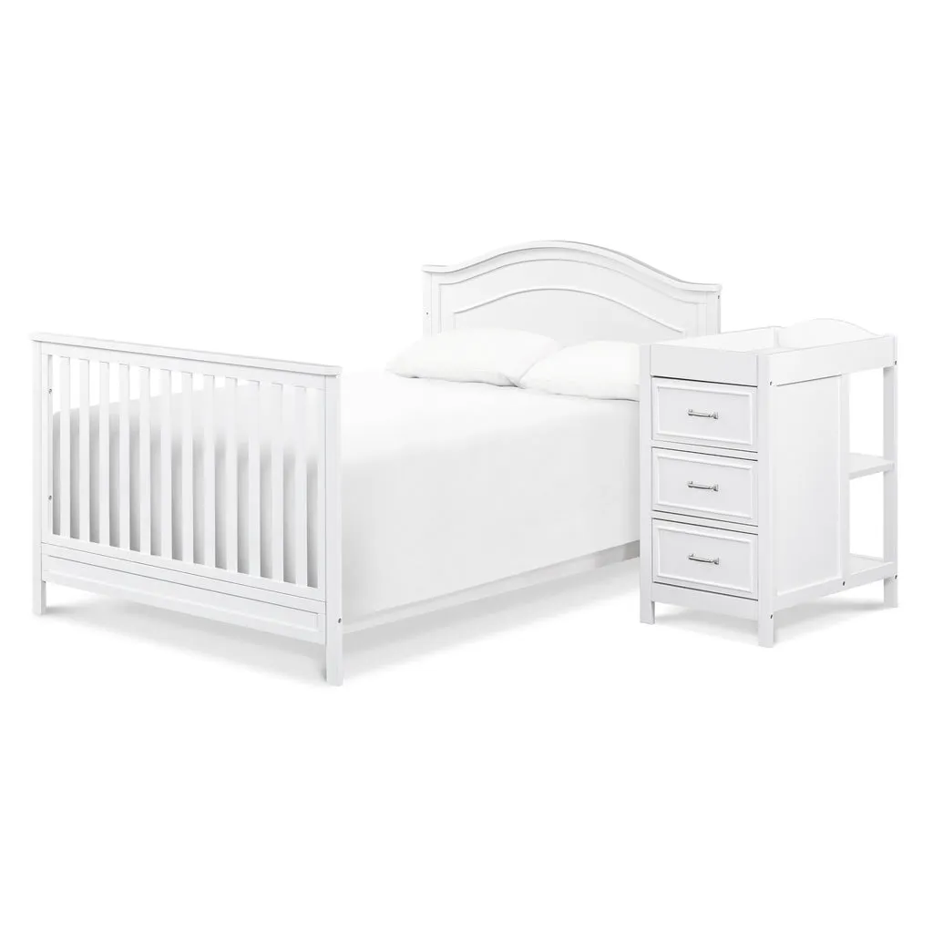 Charlie 4-in-1 Convertible Crib and Changer Combo