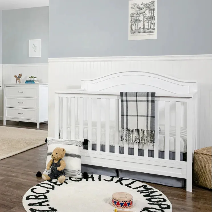 Charlie 4-in-1 Convertible Crib - White (Floor Model)