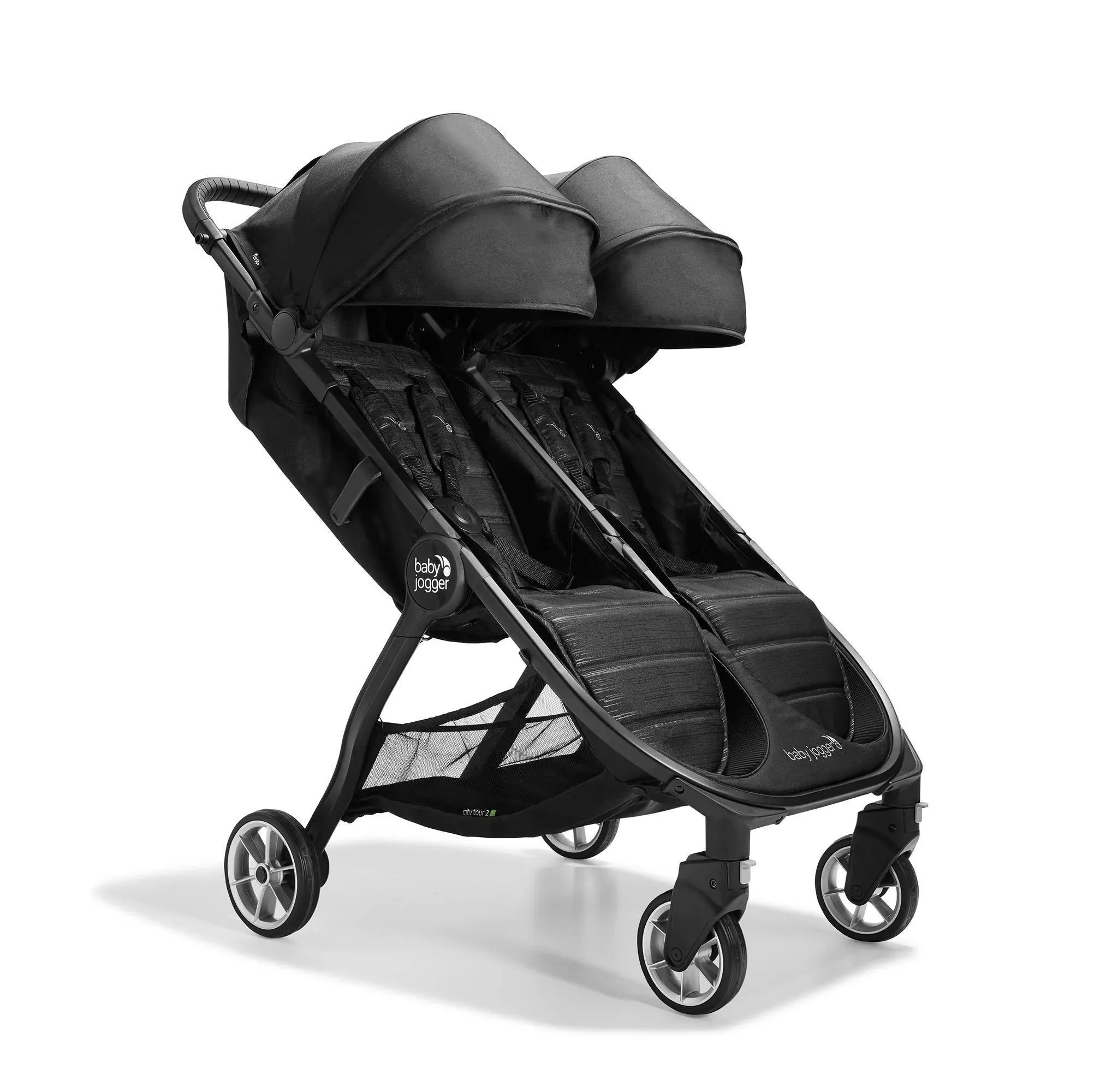 City Tour 2 Double Stroller - Pitch Black (Floor Model)