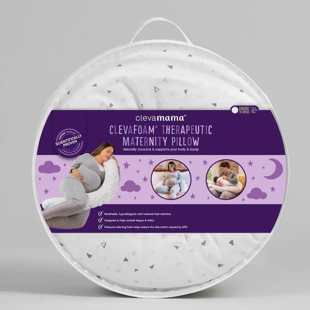 ClevaMama Clevafoam Maternity Pillow