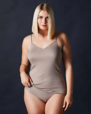 Cotton Seamless V Neck Cami