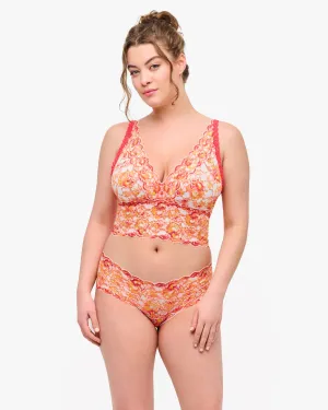 Curvy Plungie Longline Bralette