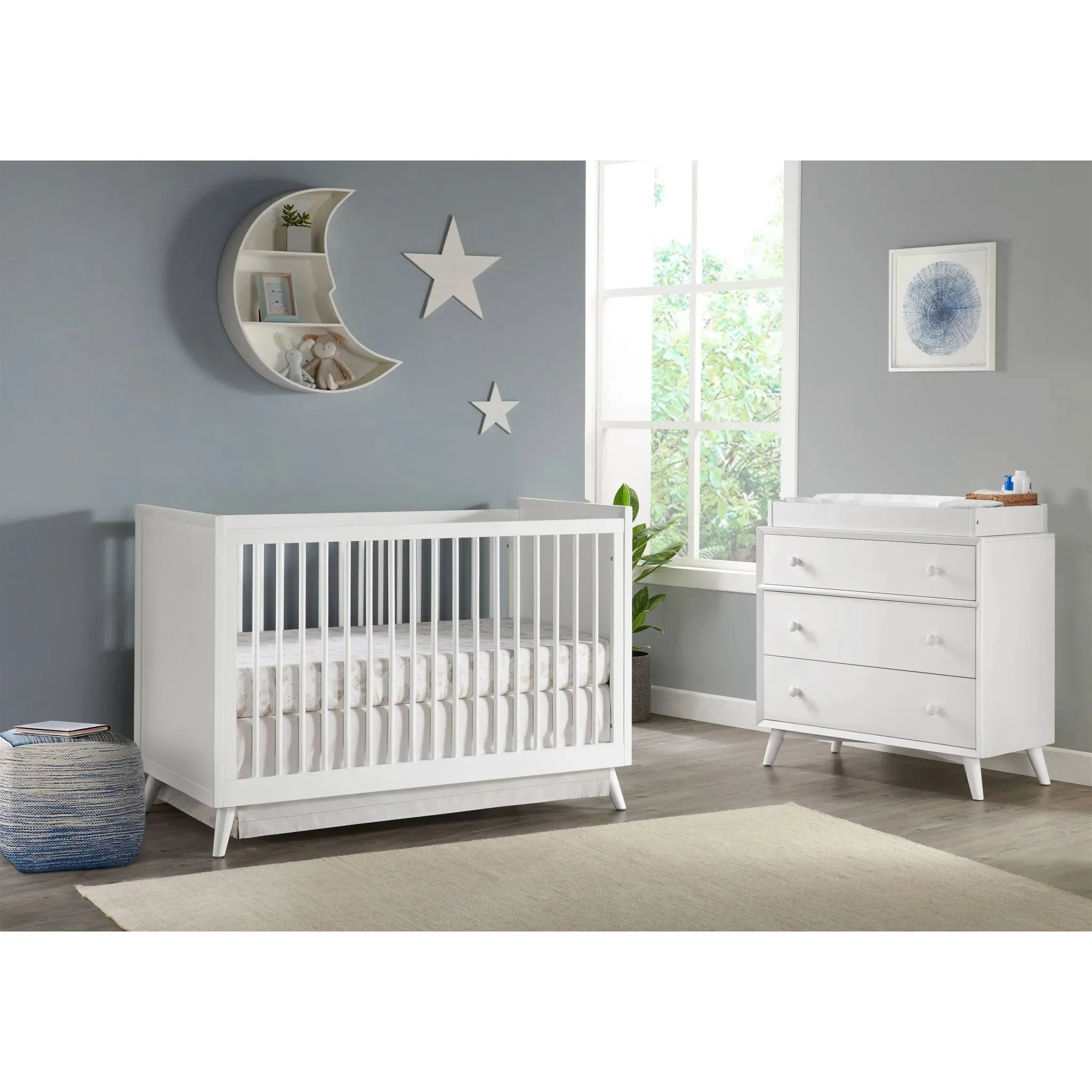 Dawson 3-in-1 Crib - White