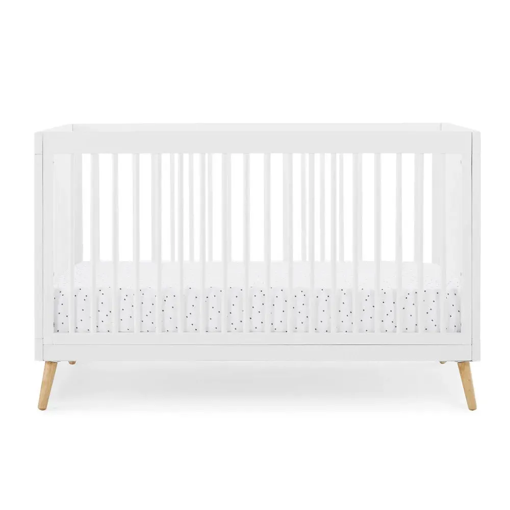 Delta Children Jordan 4-in-1 Convertible Crib - Bianca White