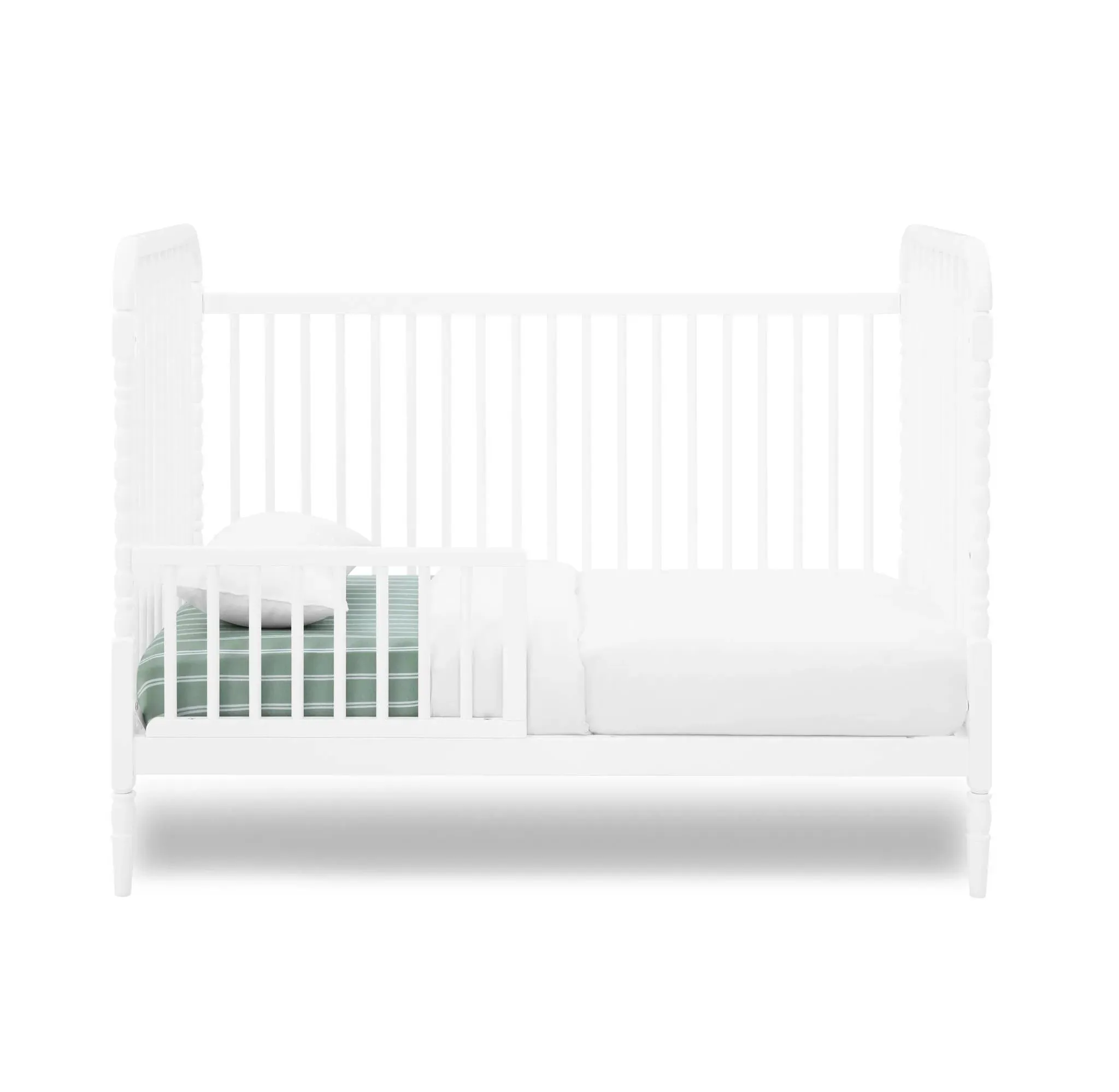 Delta Children Toddler Guardrail W203725 - Greenguard Gold Certified - Bianca White