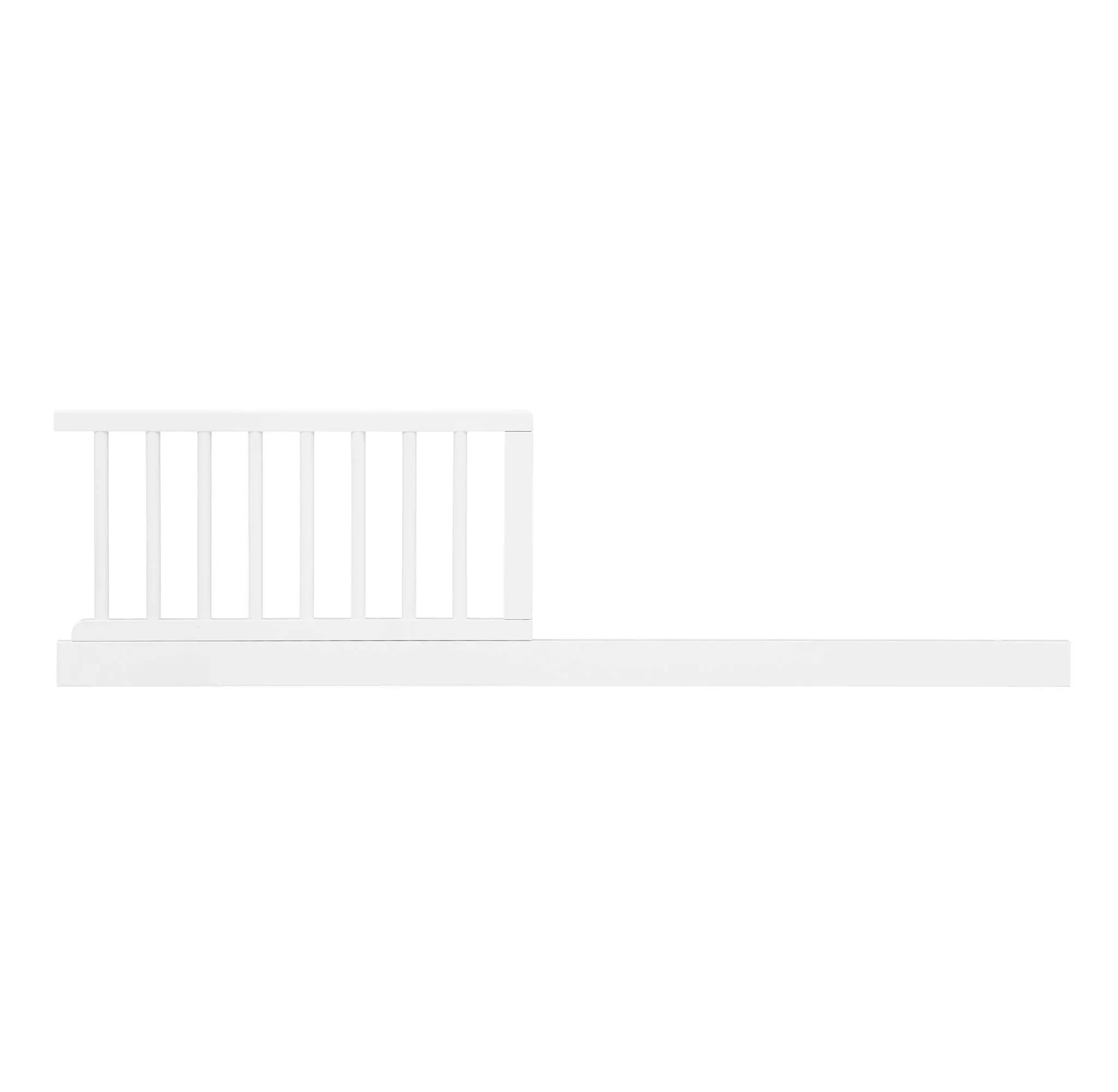Delta Children Toddler Guardrail W203725 - Greenguard Gold Certified - Bianca White
