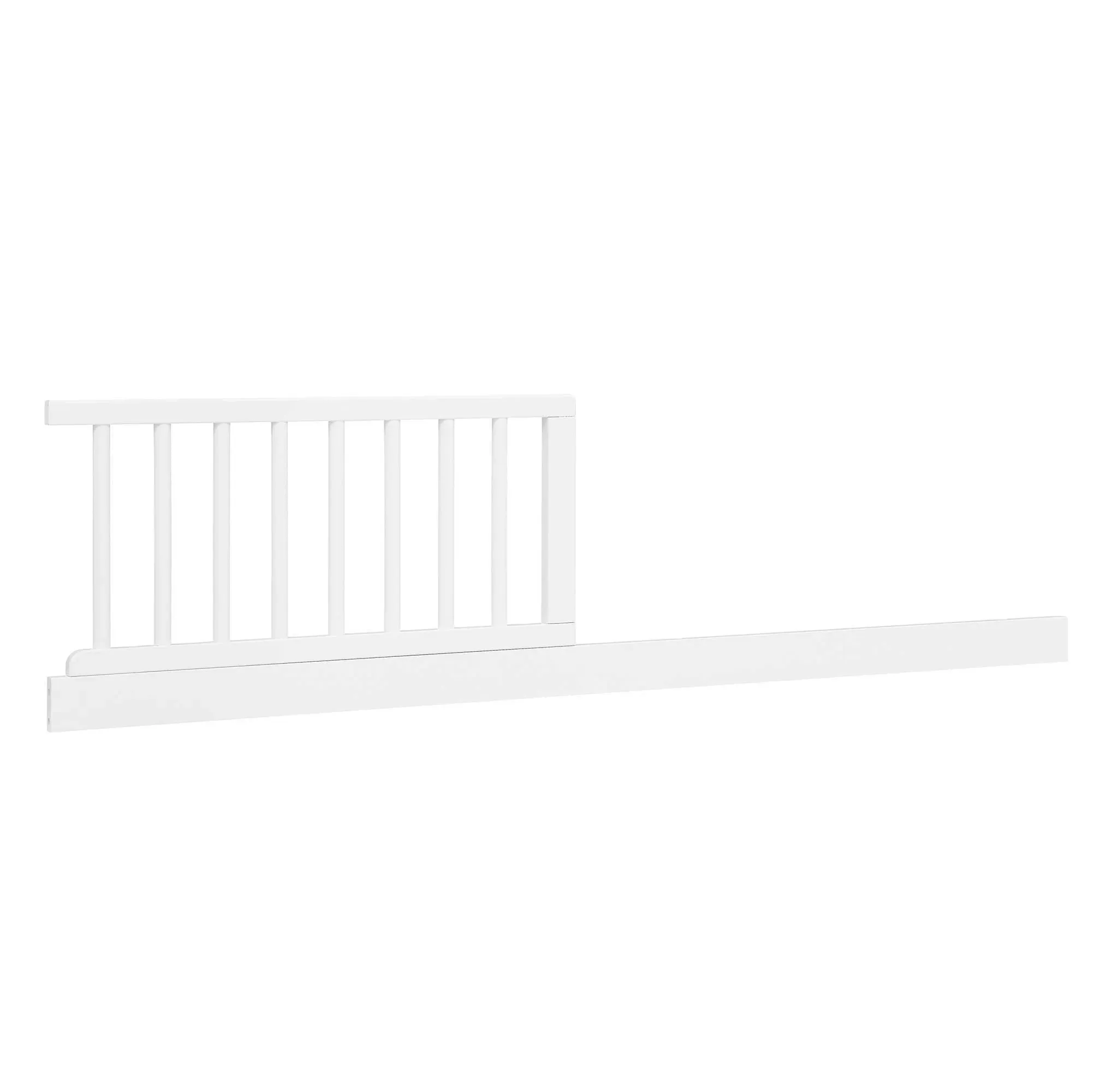 Delta Children Toddler Guardrail W203725 - Greenguard Gold Certified - Bianca White