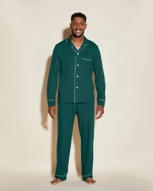 Ensemble De Pyjama Classique À Manches Longues Et Pantalon Pour Hommes