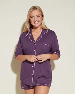 Ensemble Pyjama Haut À Manches Courtes Et Boxer