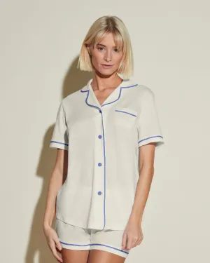 Ensemble Pyjama Haut À Manches Courtes Et Boxer