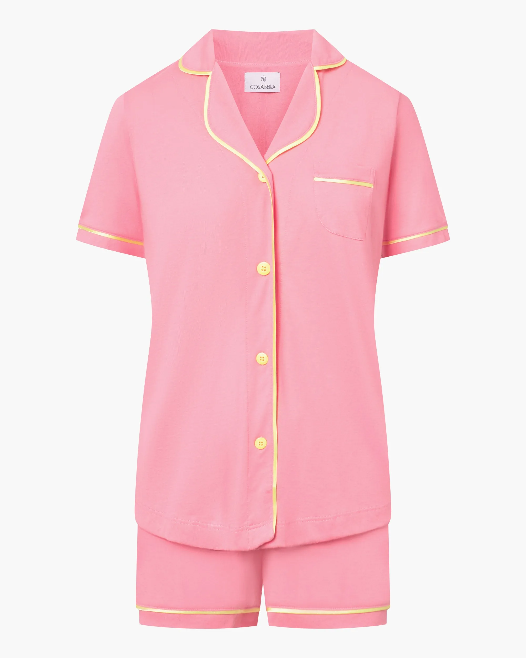 Ensemble Pyjama Haut À Manches Courtes Et Boxer