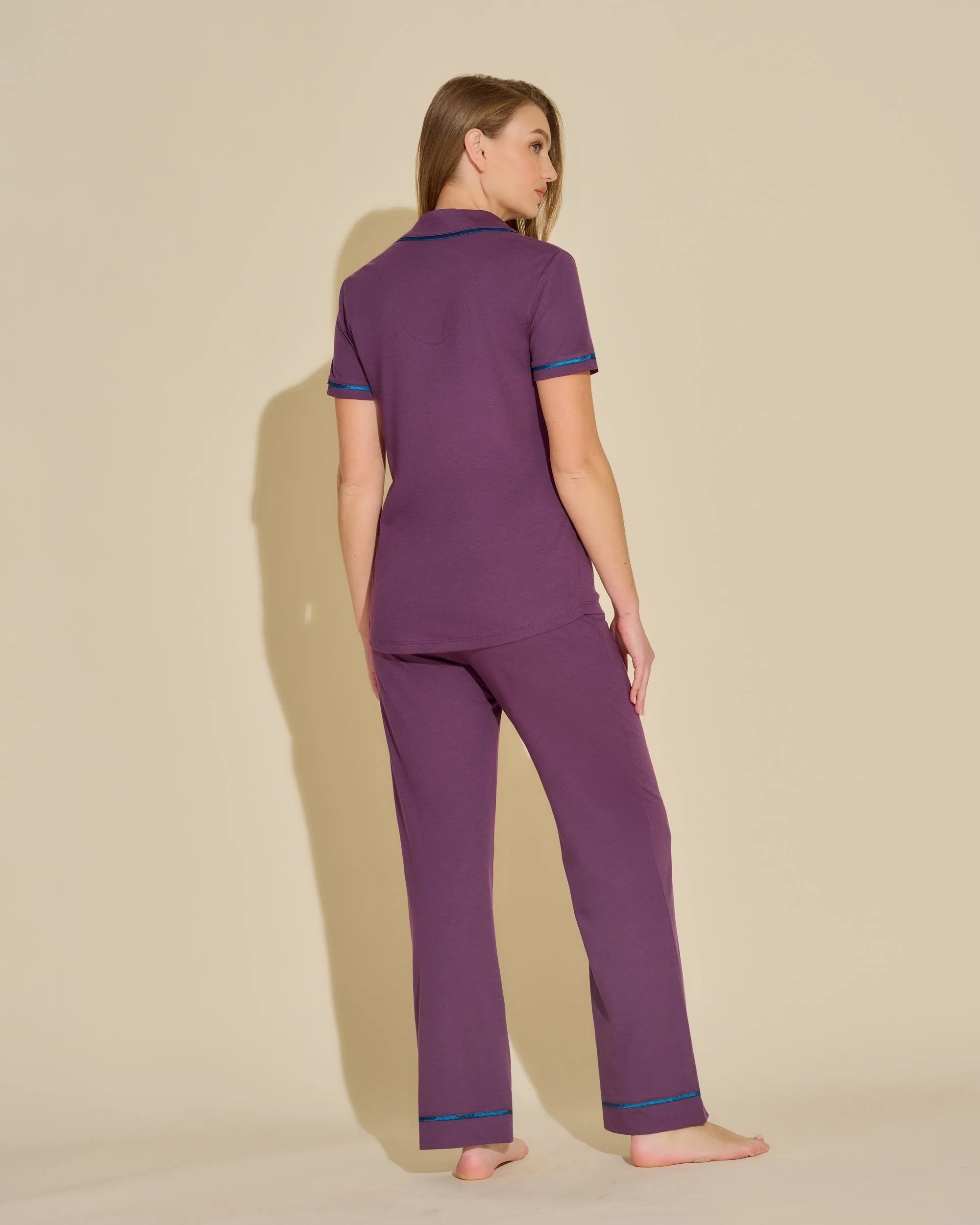 Ensemble Pyjama Haut  À Manches Courtes Et Pantalon