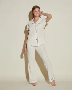 Ensemble Pyjama Haut  À Manches Courtes Et Pantalon