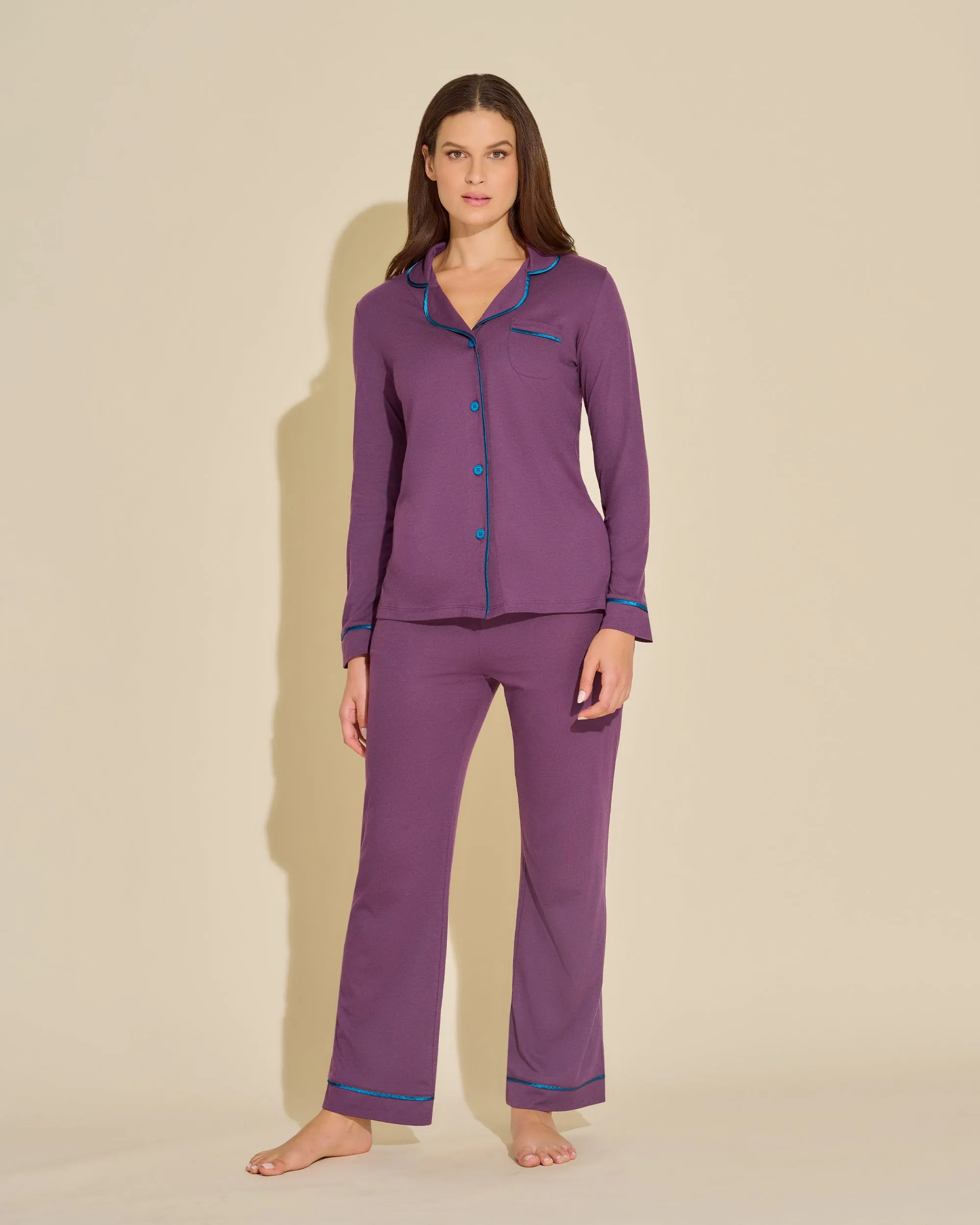 Ensemble Pyjama Haut À Manches Longues Et Pantalon