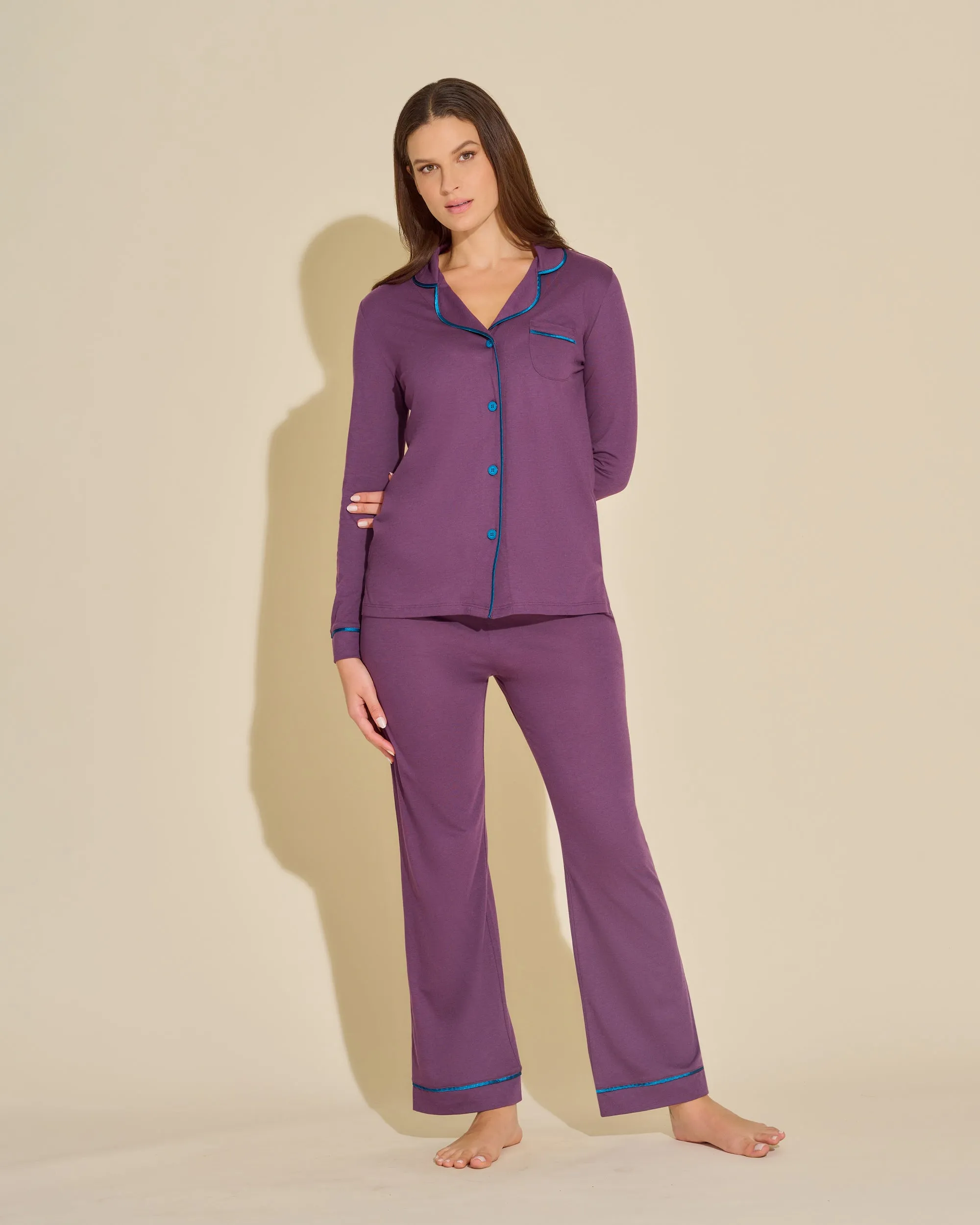 Ensemble Pyjama Haut À Manches Longues Et Pantalon